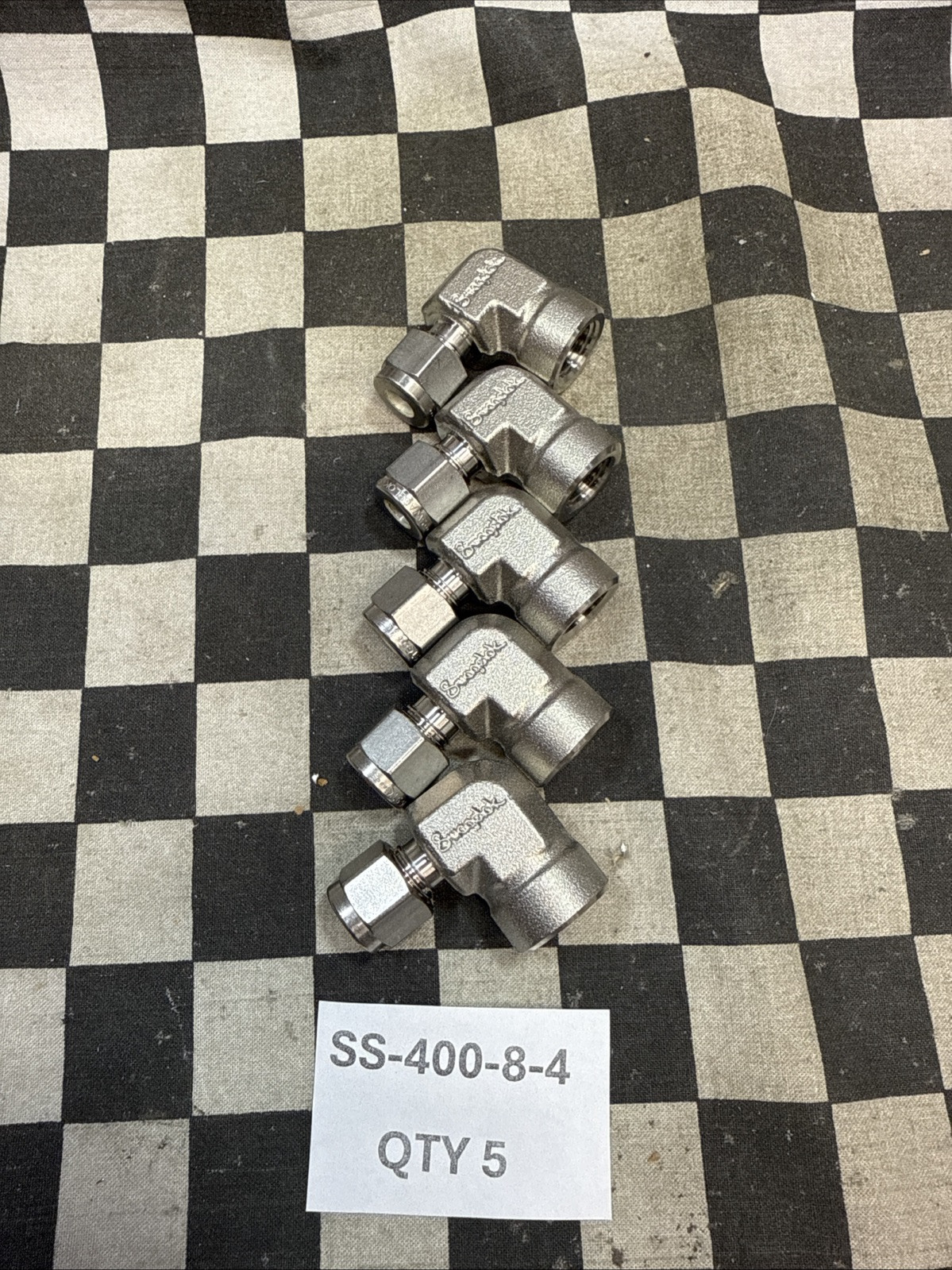 SWAGELOK SS-400-8-4, SS-600-8-4, Female Elbow, LOT OF 7 SHIPSAMEDAY