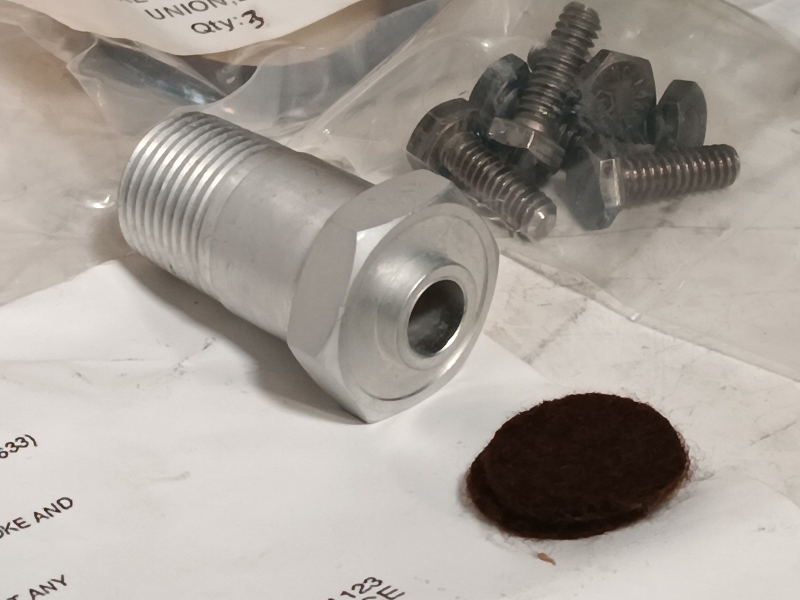 Wallace Tiernan G-1123 Trap Chamber Installation/Repair Parts Kit