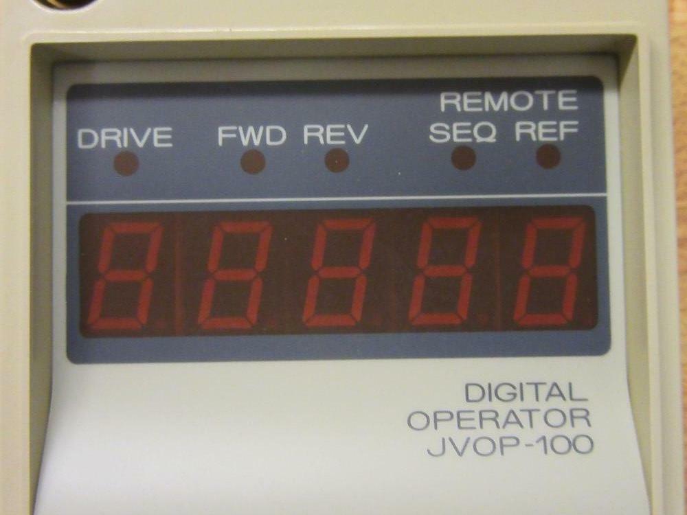 Yaskawa JVOP-100 Digital KeyPad Operator w/Display JVOP100 w/Ribbon Cable