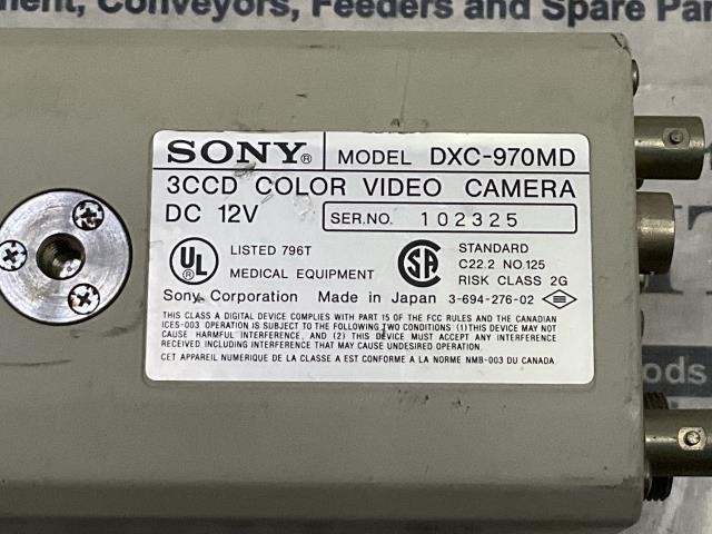 Sony 3CCD Color Video Cam – DXC-970MD w/Warranty