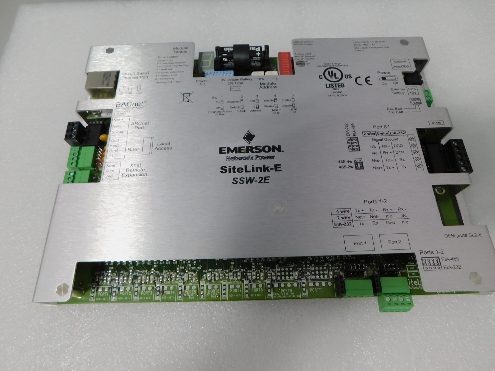 Emerson Liebert SiteLink-E SSW-2E Communication Interface Module