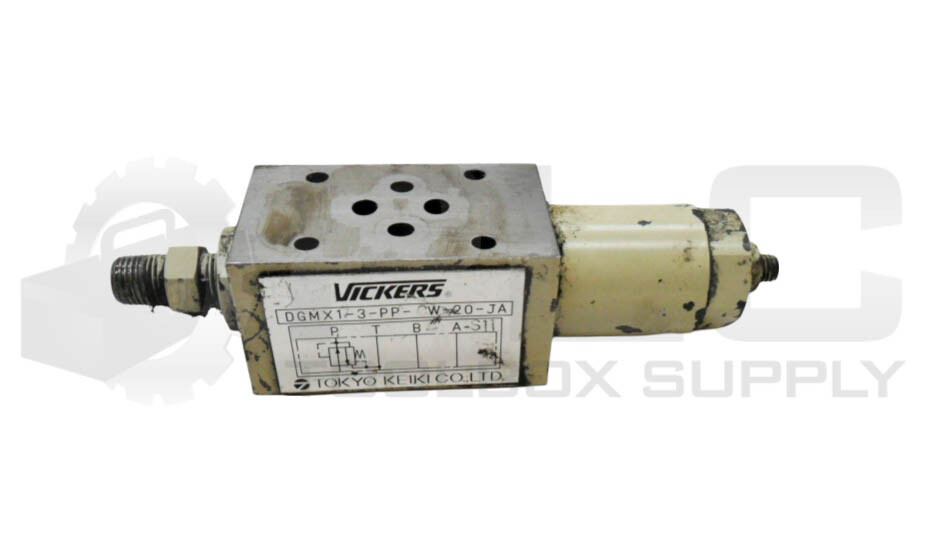 VICKERS DGMX1-3-PP-CW-20-JA FLOW CONTROL SOLENOID VALVE