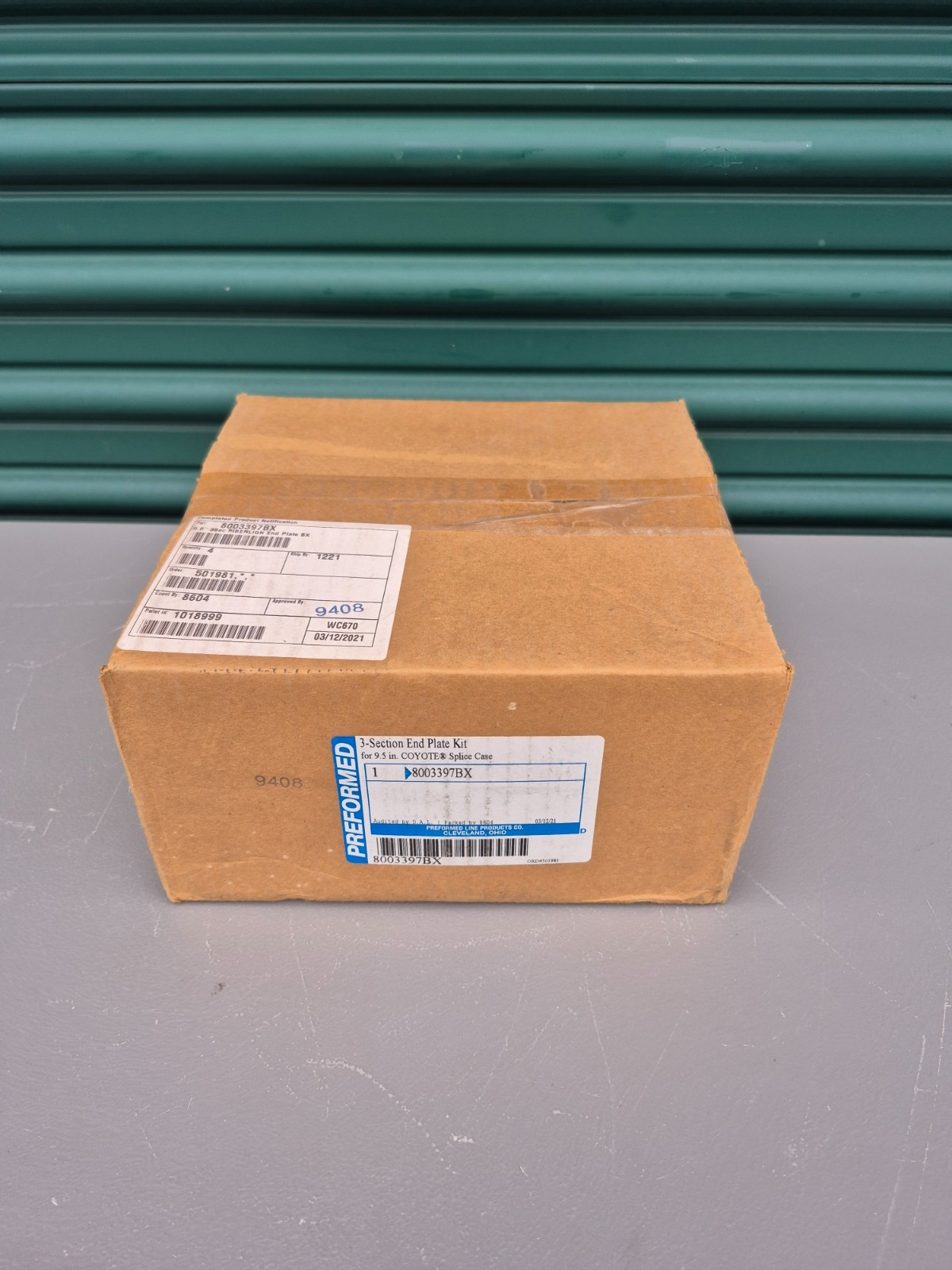PLP 80033967X Armadillo Drillable End Plate Kit 3-Section for 9.5″ Coyote Splice
