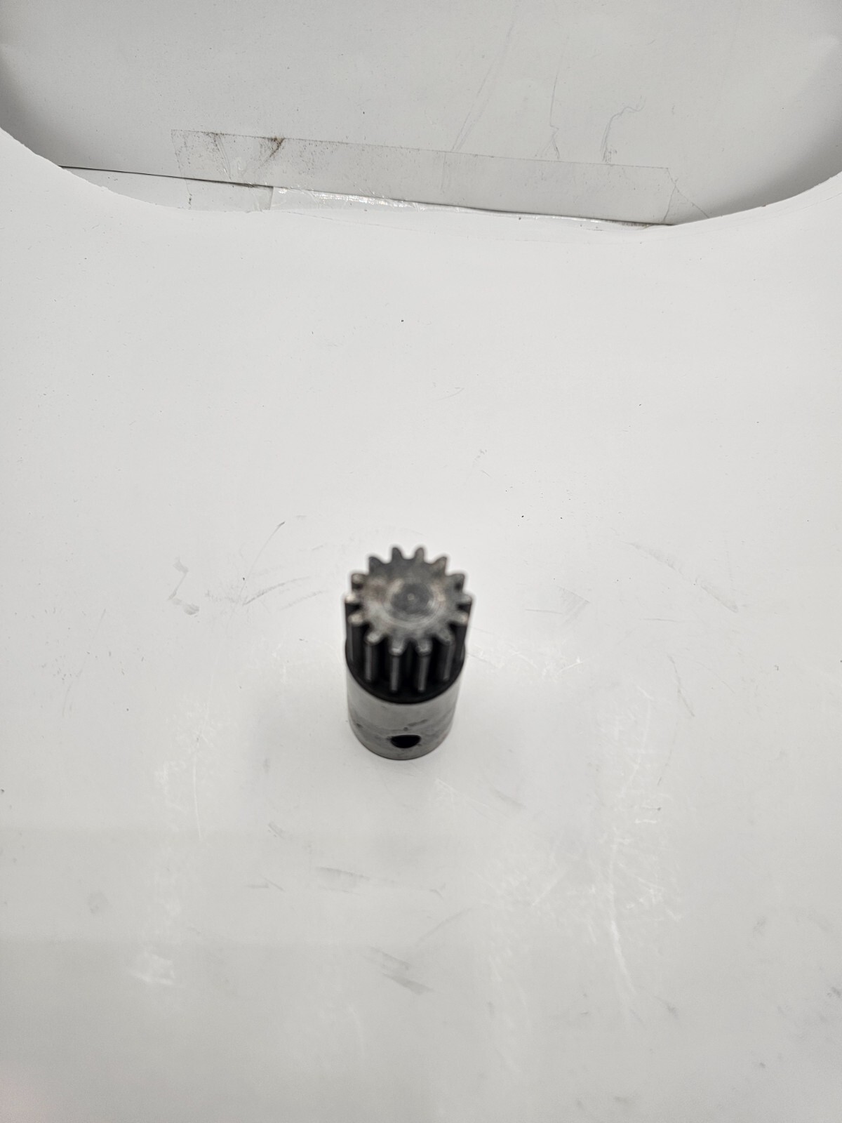(QTY 2) Block Shaver Straight Cut Pinion Gear 14 Tooth Black Silver