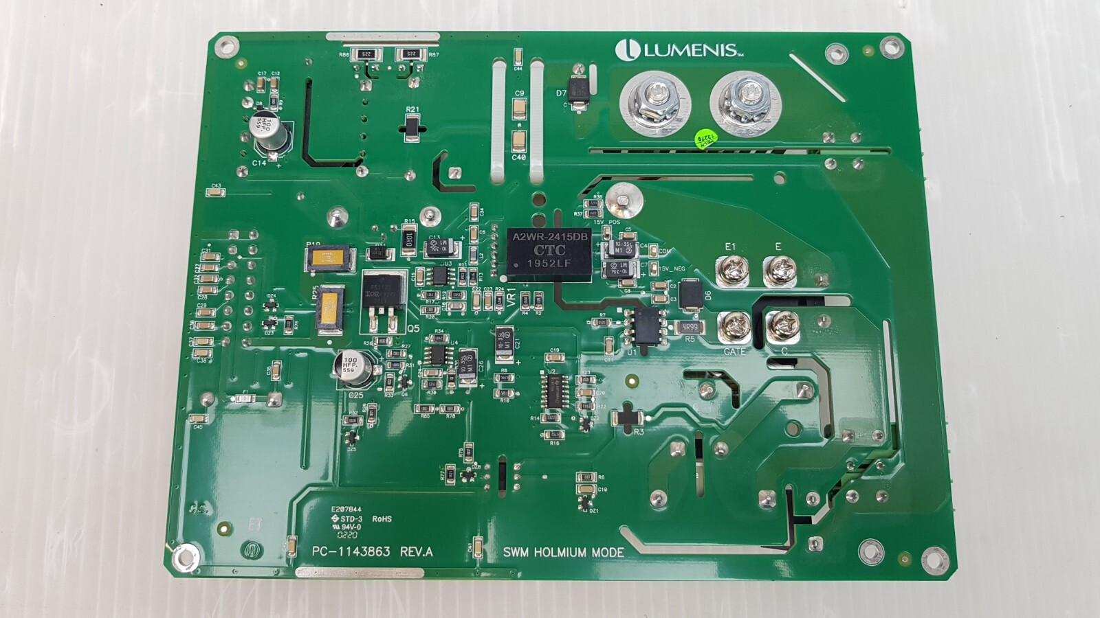 LUMENIS LM-EA-1143863-C, SWM HOLMIUM MODE PC-1143863 REV. A
