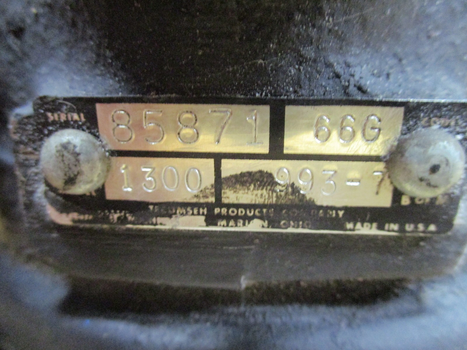 Tecumseh 1300 Vintage Compressor