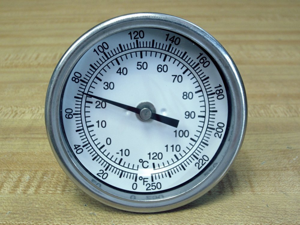 Part B3B4-II 3″ Bimetal Temperature Gauge B3B4II