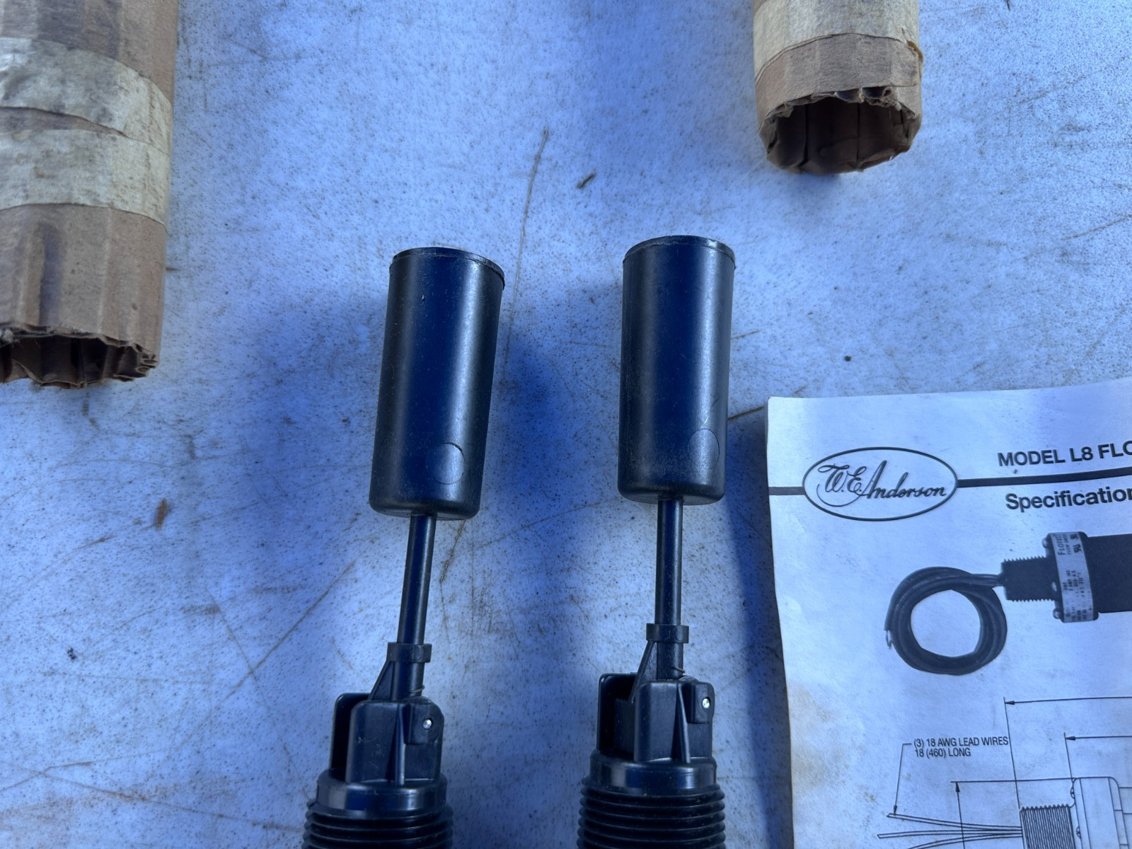 W. E. ANDERSON L8-MV Flotec Liquid Level Switch – Lot of 2