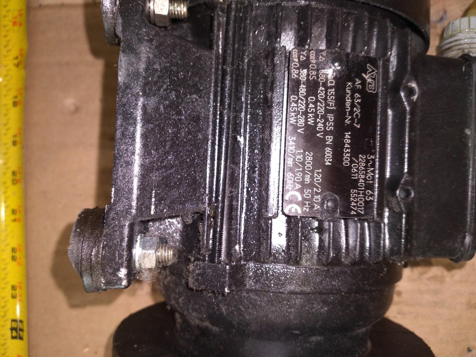 ATB AF 63/2C-7 228658401H0017 220-240V 50HZ SERVO MOTOR