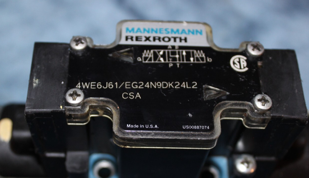 (NEW) REXROTH 4WE6J61/EG24N9DK24L2 CSA ” 1 Year Warranty”