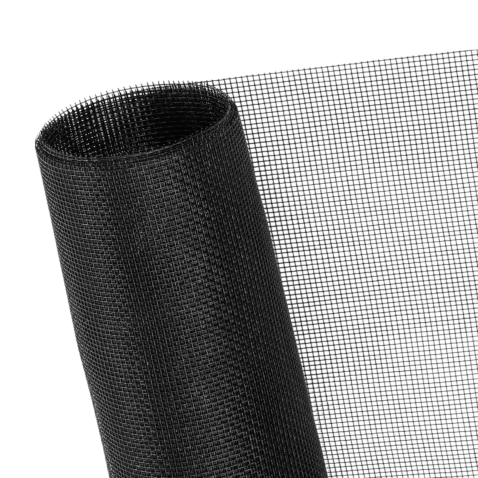48″x102″ Window Screen Mesh, Fiberglass Screen, 48″x102″, Black