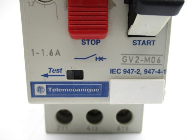 TELEMECANIQUE GV2-M06 575VAC 1-1.6A NSNP