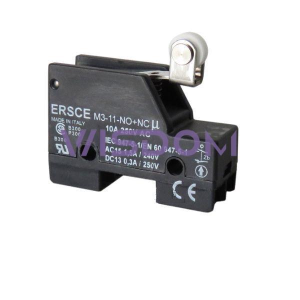 1PC New Micro Switch For ERSCE M3-11-NO+NC with Wheel