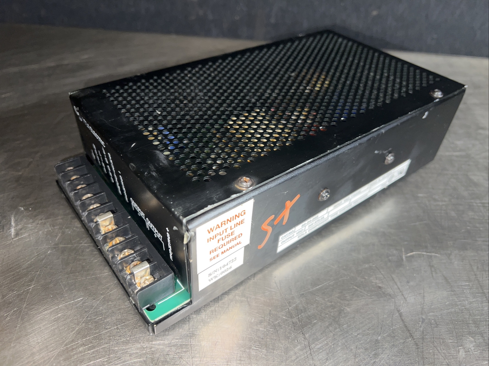 SOLA 86-24-262 COMPONENT TYPE CUSTOM RECTIFIER POWER SUPPLY 24VDC 115/230VAC