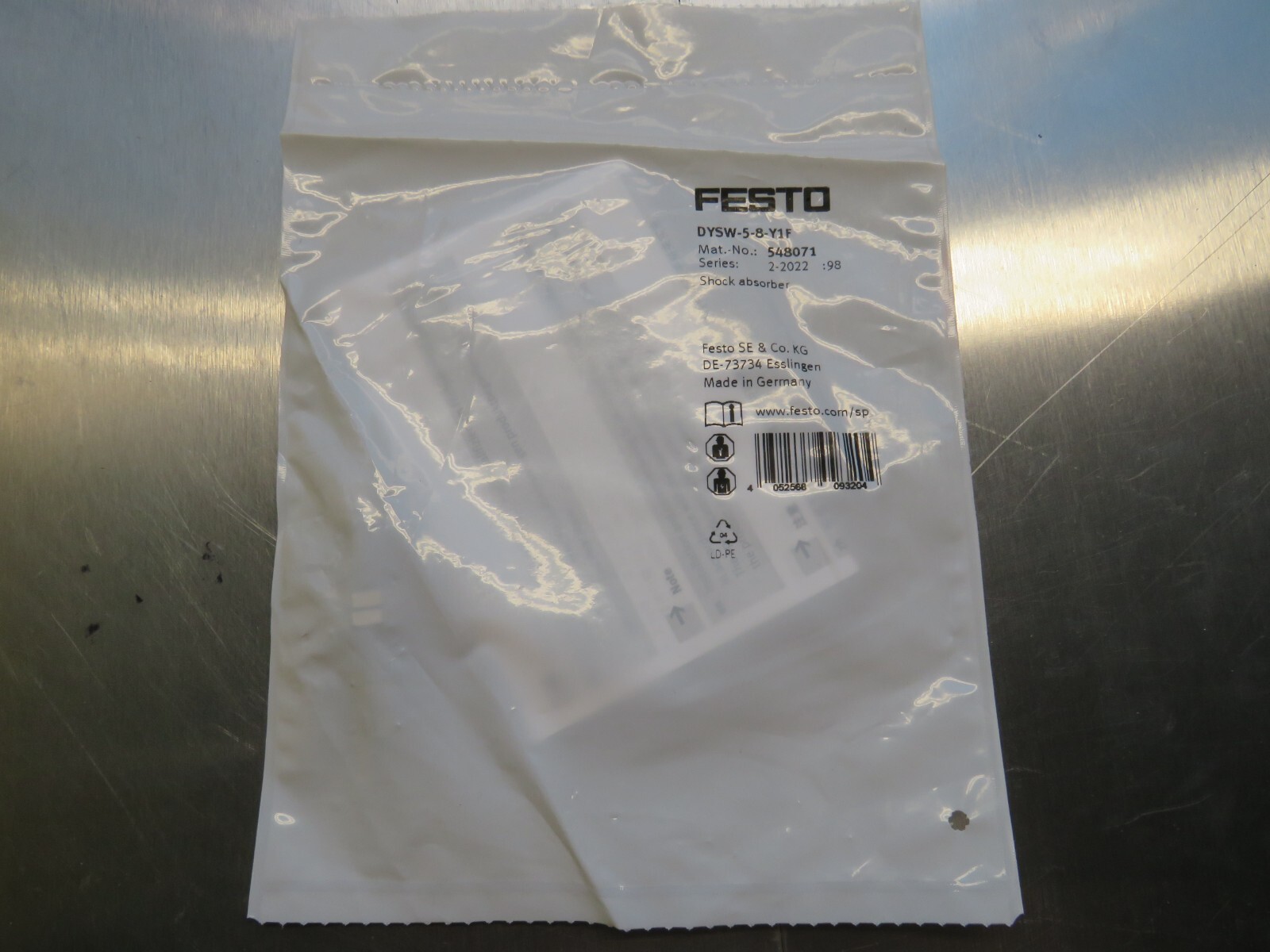 Festo DYSW-5-8-Y1F Shock Absorber 548071 (USA SELLER)