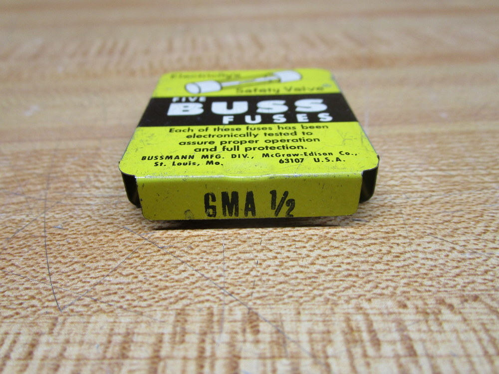 Buss GMA-1/2 Bussmann Fuse GMA12 Fine Wire Element (Pack of 10)