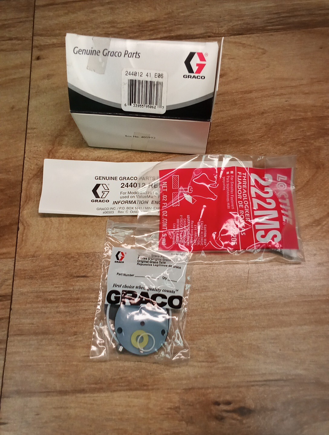 Genuine Graco Parts 244012 Repair Kit