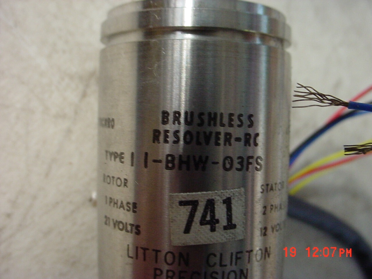 CLIFTON 11-BHW-03FS BRUSHLESS RESOLVER