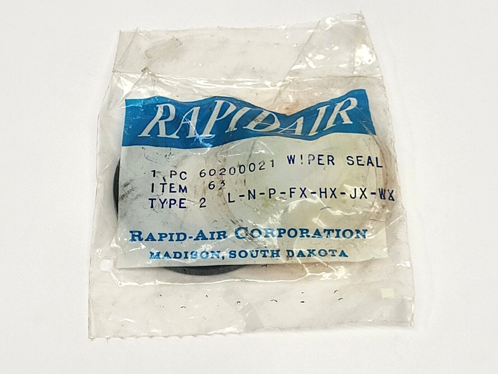 Rapidair 60200021 Wiper Seal