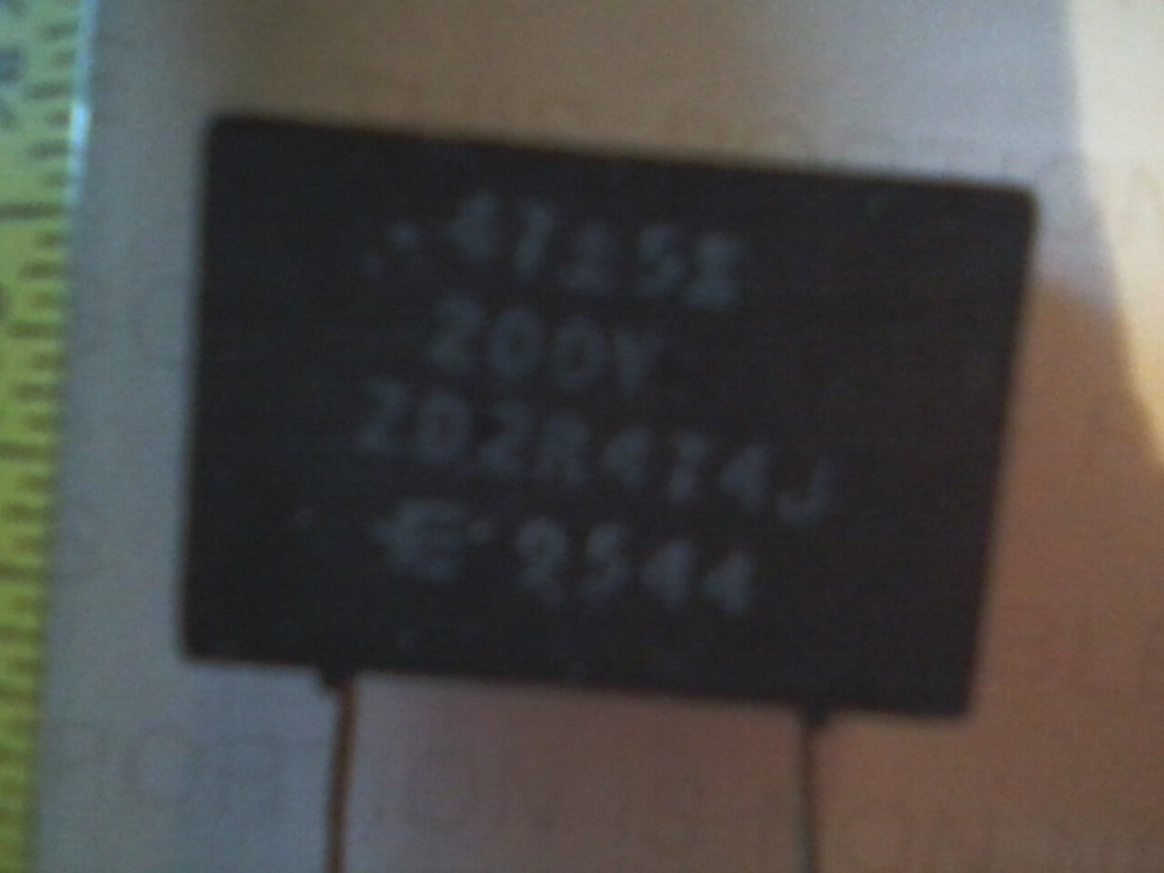 NEW COC ELPAC ZD2R474J NSN# 5910-00-153-1962 FIXED,PLASTIC DIELECTRIC CAPACITOR