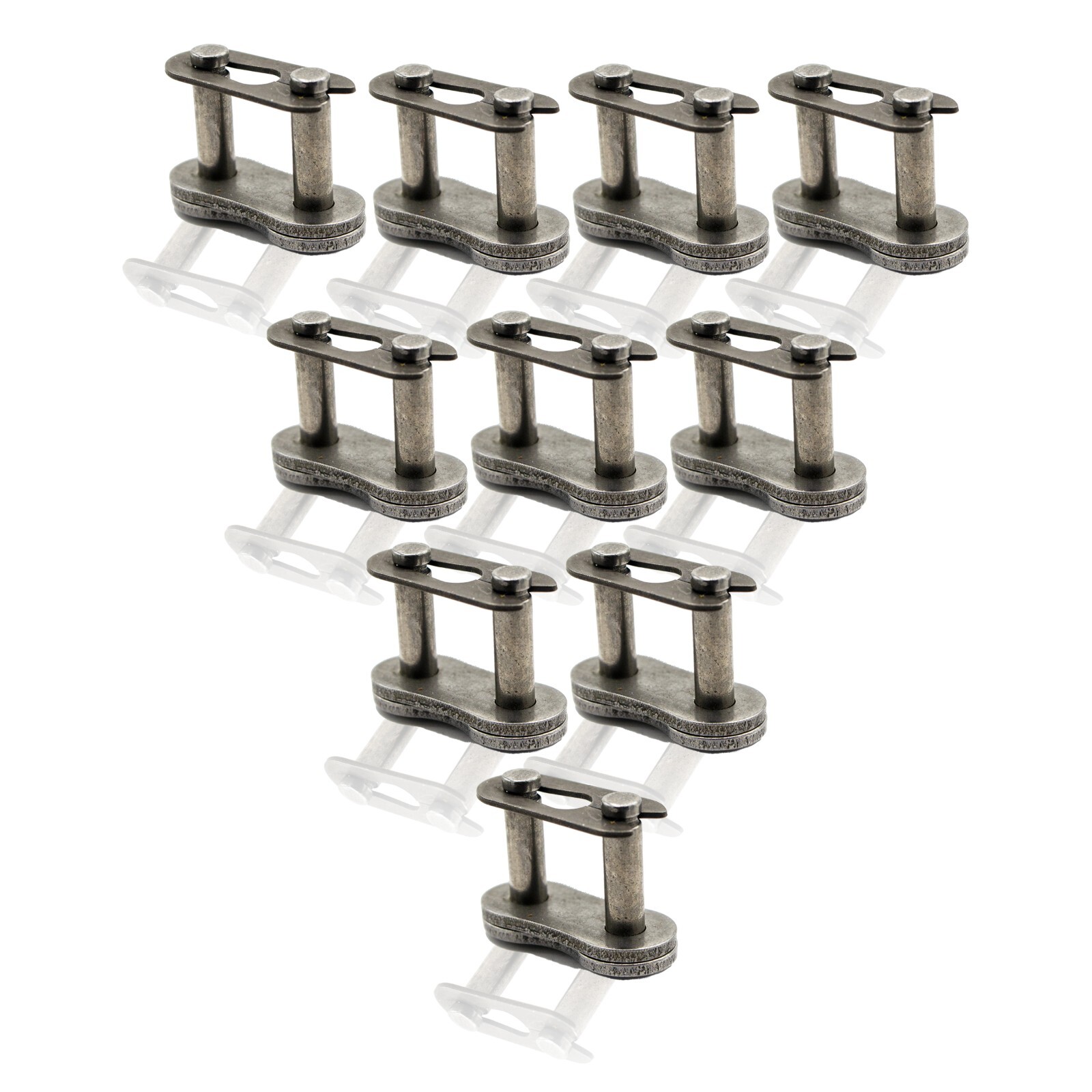 QTY 10 #40 Connecting Master Link for Roller Chain and Snow Blowers