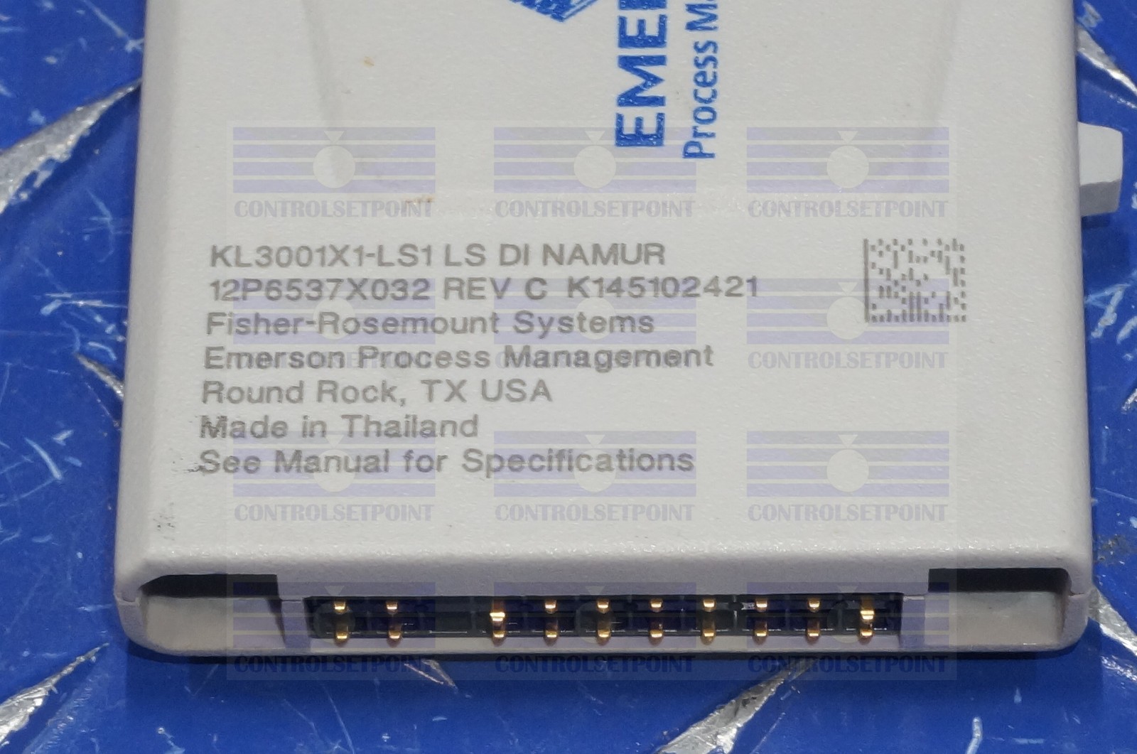 EMERSON DELTAV KL3001X1-LS1 LS DI NAMUR CHARMS KL3001X1LS1 12P6537 SS4301T01