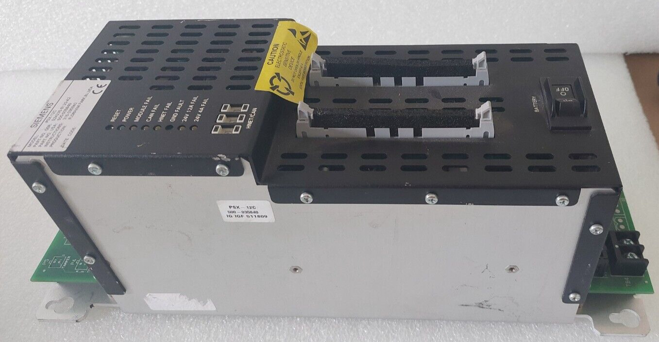 Siemens Controller Model PSX-12C – De S24235-B120-A2 USA 500 – 035840/Defective