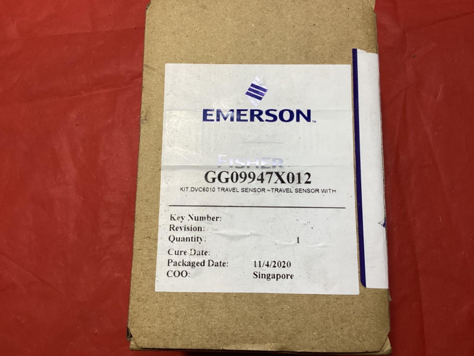 FISHER EMERSON GG09947X012 DVC6010 Travel Sensor Kit