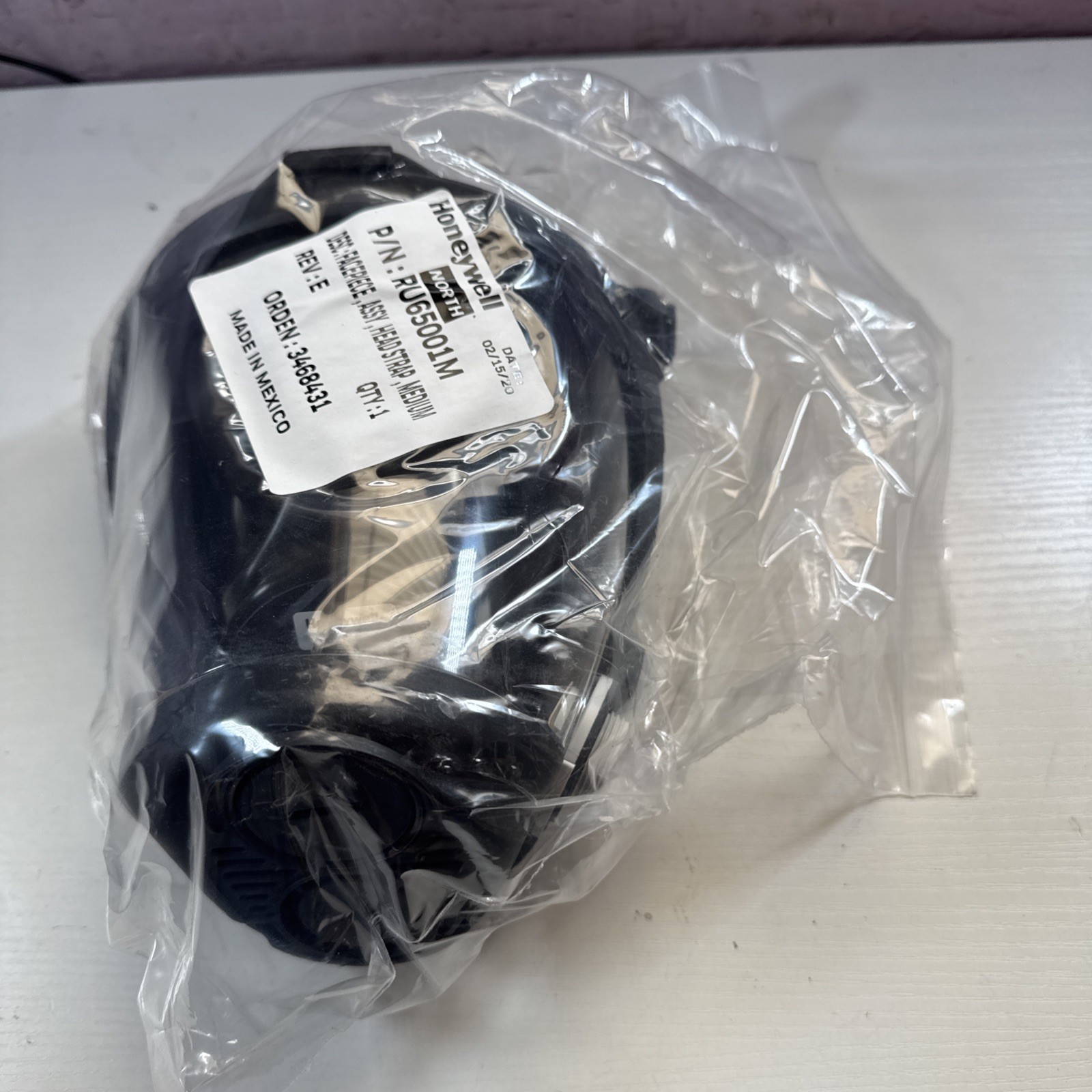 HONEYWELL NORTH RU65001M Full Face Respirator Head Strap, Medium New