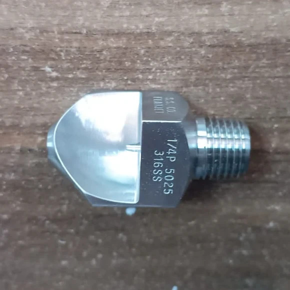 Spraying Systems 1/4P-316SS5025 Flatjet Nozzle 1/4″ Stainless Steel CUSTOMS INCL