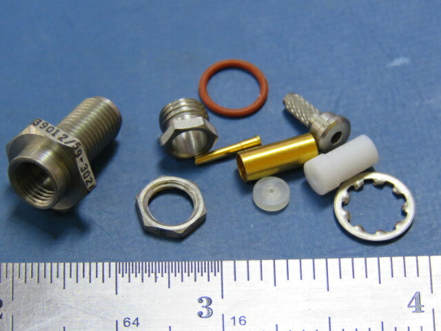 OMNI SPECTRA 2034-8026-92 Qty of 1 per Lot CONN SMA RCP CRIMP ST CABLE MOUNT GO