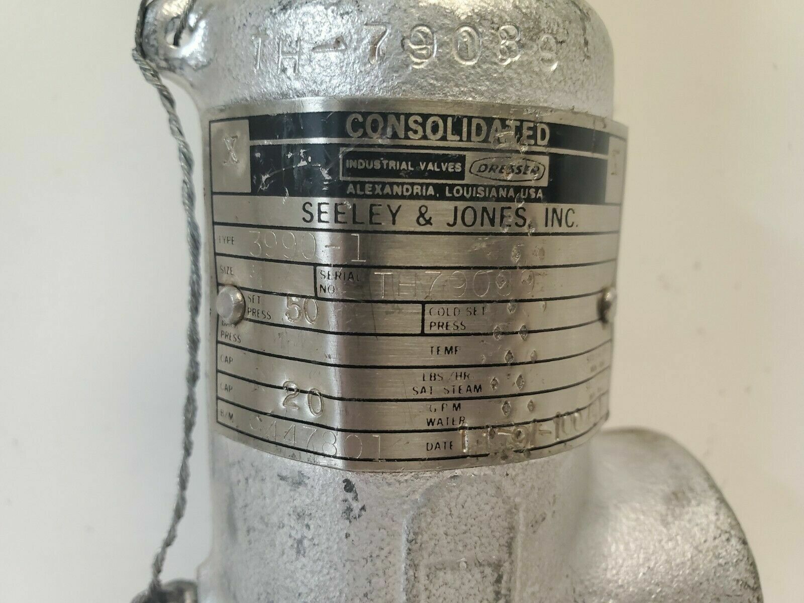 REFURBISHED! DRESSER 1/2″ CONSOLIDATED VALVE 3990-1