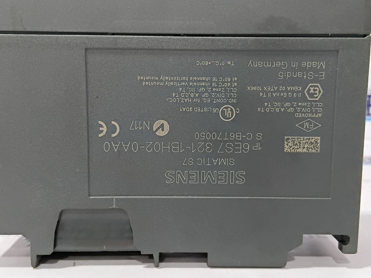 Siemens 6ES7 321-1BH02-0AA0 Simatic S7 Digital Input Module DI 16xDC24V