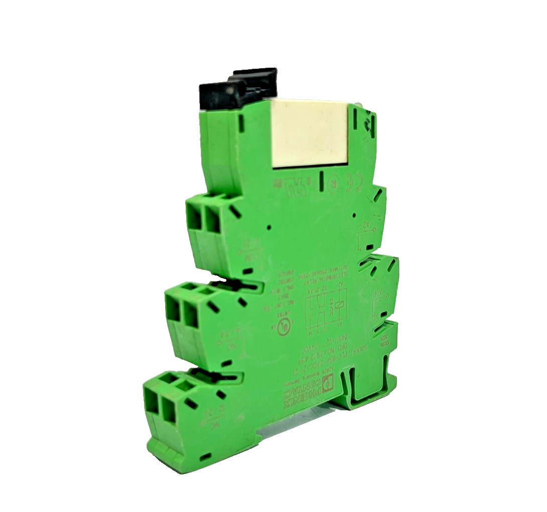 Phoenix PLC-BSP-24DC/21-21 2912439 Contact Block 24V & Relay 2961192 (LOT OF 10)