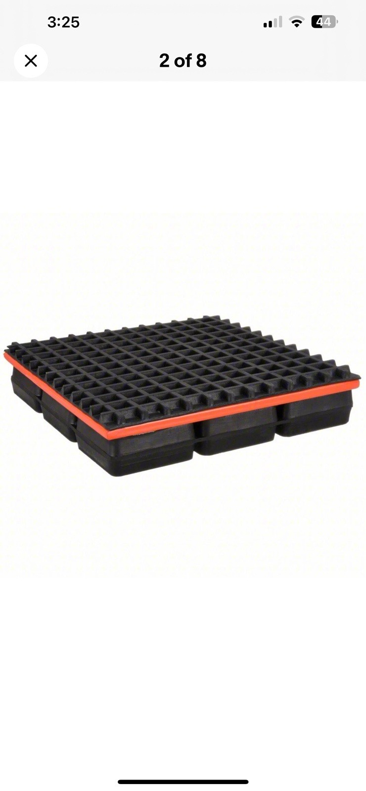 Mason Vibration Isolation Pads 2LVP1, 4″ x 4″ x 1-1/4″, 800 lbs, Super W Pad