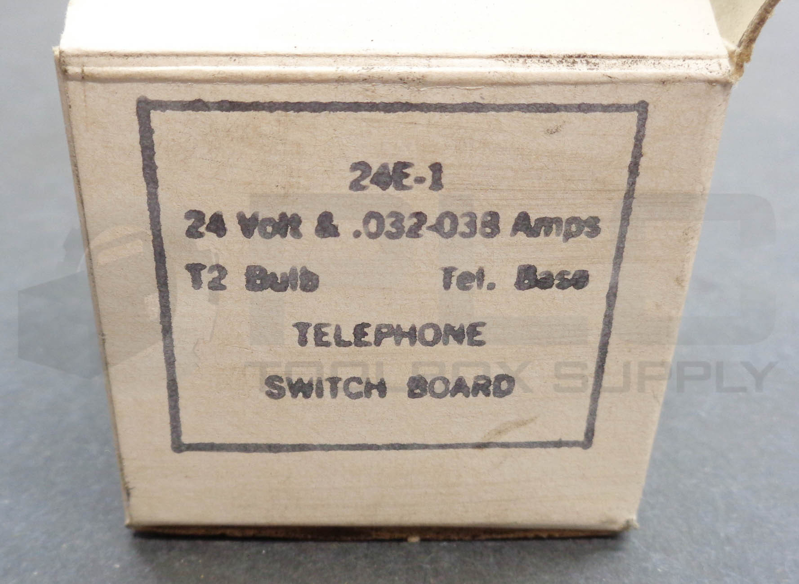 BOX OF 25 NEW GENERAL ELECTRIC 24E-1 TELEPHONE SWITCH BOARD LAMPS .032-038AMPS