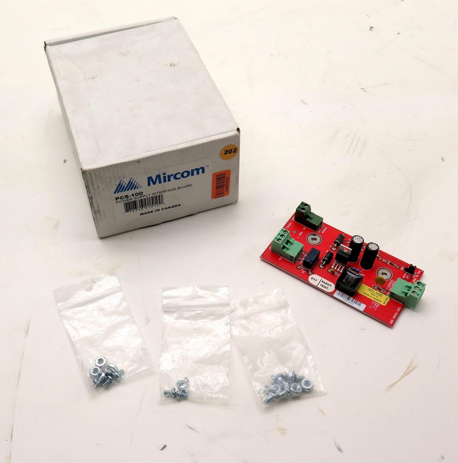 Mircom PCS-100 Power Supply Interface Board