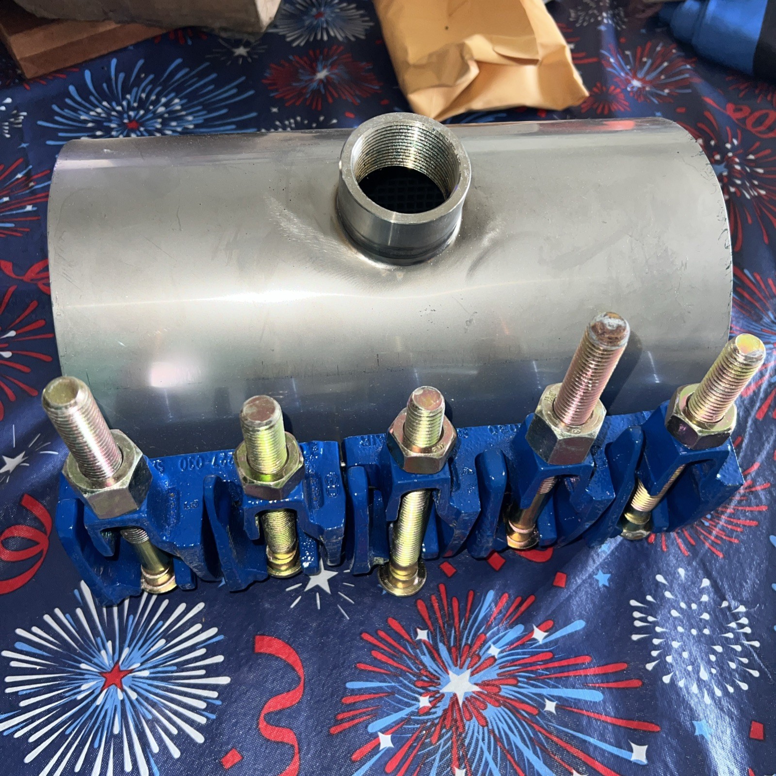 Smith-Blair 230-50004470-005 Full Circle 6 X 12-1/2 in. Pipe Repair Clamp 1 1/2