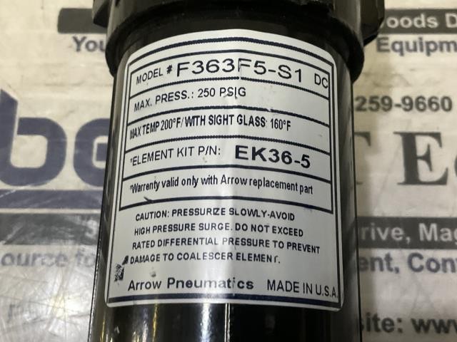 NEW Arrow Automatic Drain Filter – F363F5-S1 w/Warranty