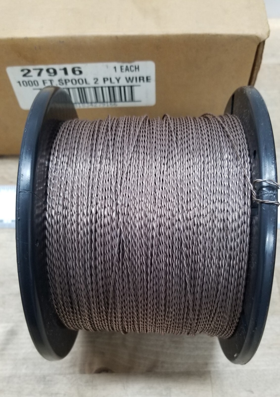New CH Hanson 27916 Tag Wire-1000 ft Spool 2 Ply Wire #23 Copper-Coated NOS