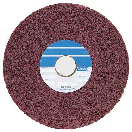 Norton Abrasives 66261007831 Convolute Wheel, Metal Finishng, 8X1x3, Med