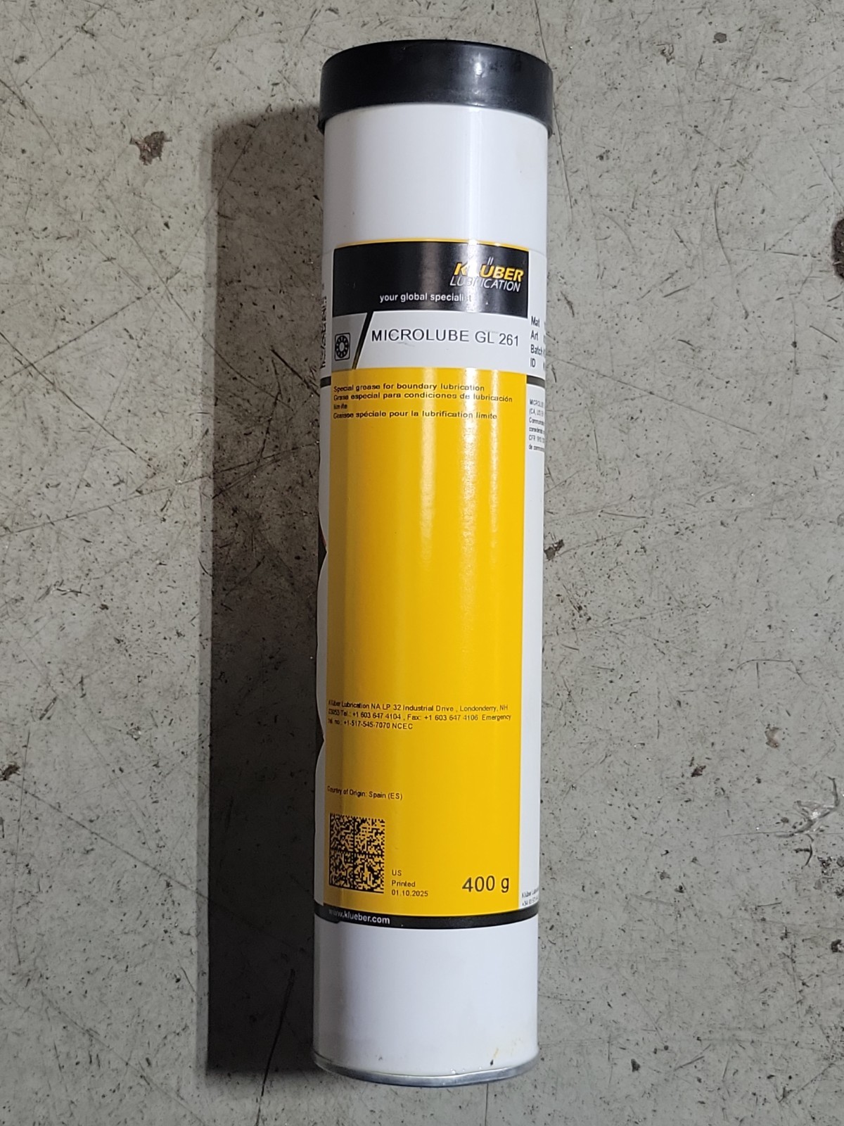 Kluber MICROLUBE GL 261 Special lubricating grease 400g