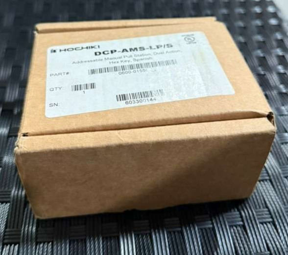 DCP-AMS-LP/S HOCHIKI 0600-01550 Addrss Manual Pull Station Dual Action, Spanish