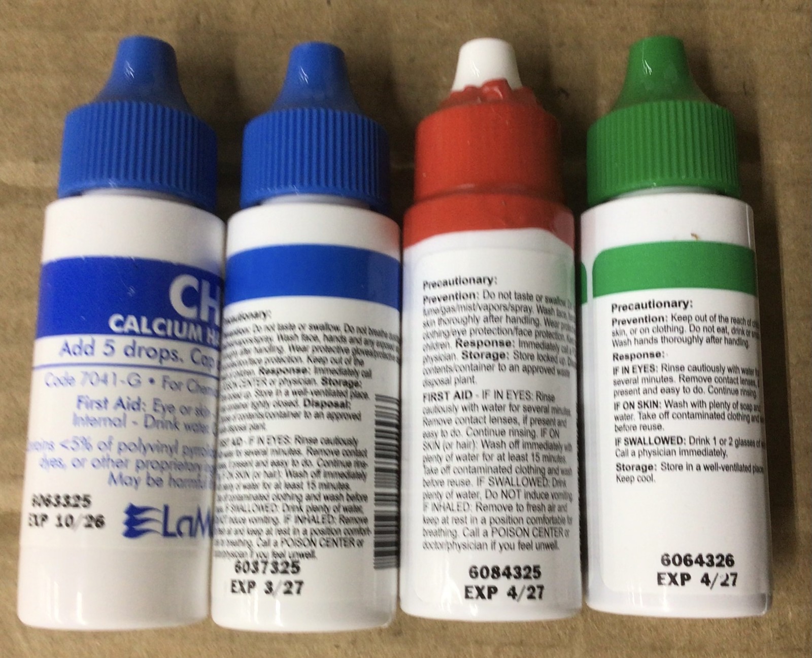 LaMotte Model Number # R-2056 ColorQ Pro 7 Test Reagent Refill Kit