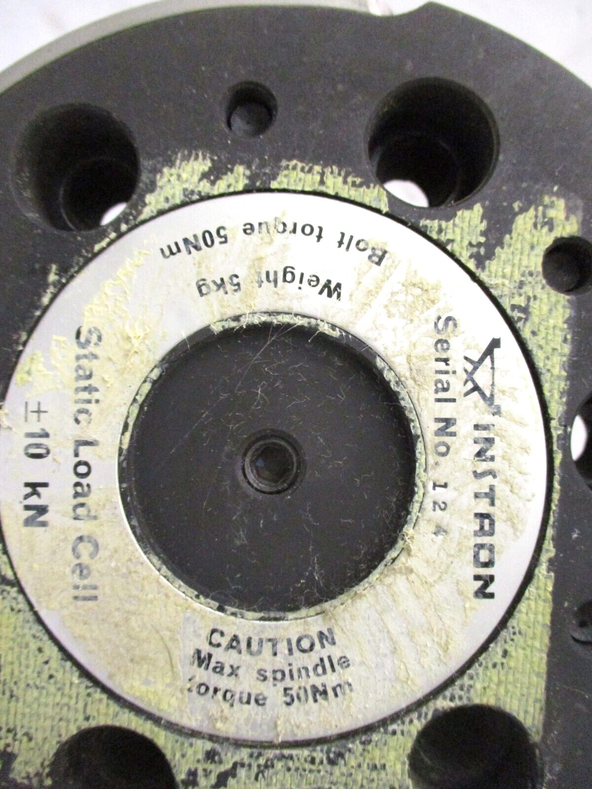 Instron Static Load Cell 10kN Catalog 2525-804 Serial No. 124 A5219WVS