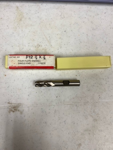 (NEW) NACHI 201 F12 3/8″ x 3/8″ Four Flute End Mill