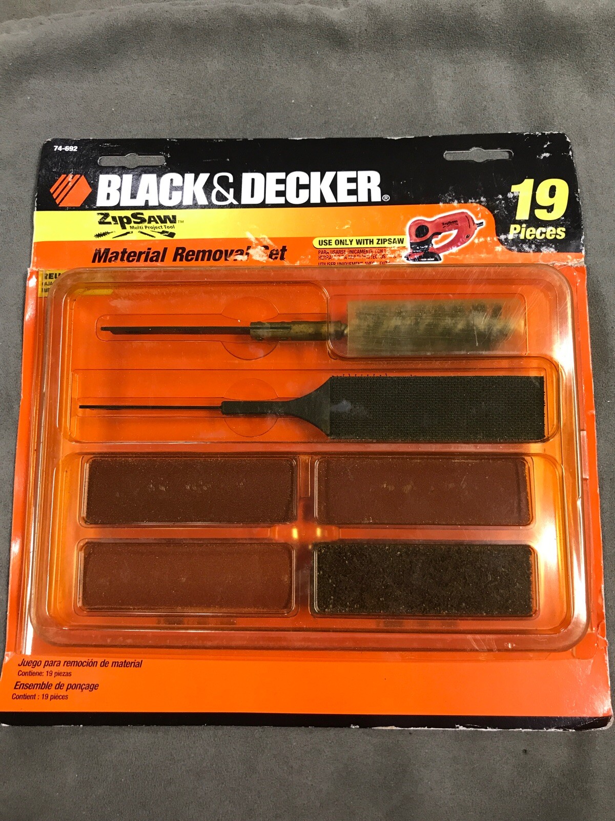 BLACK & DECKER 74-692 19 Piece Zipsaw Material Removal Set