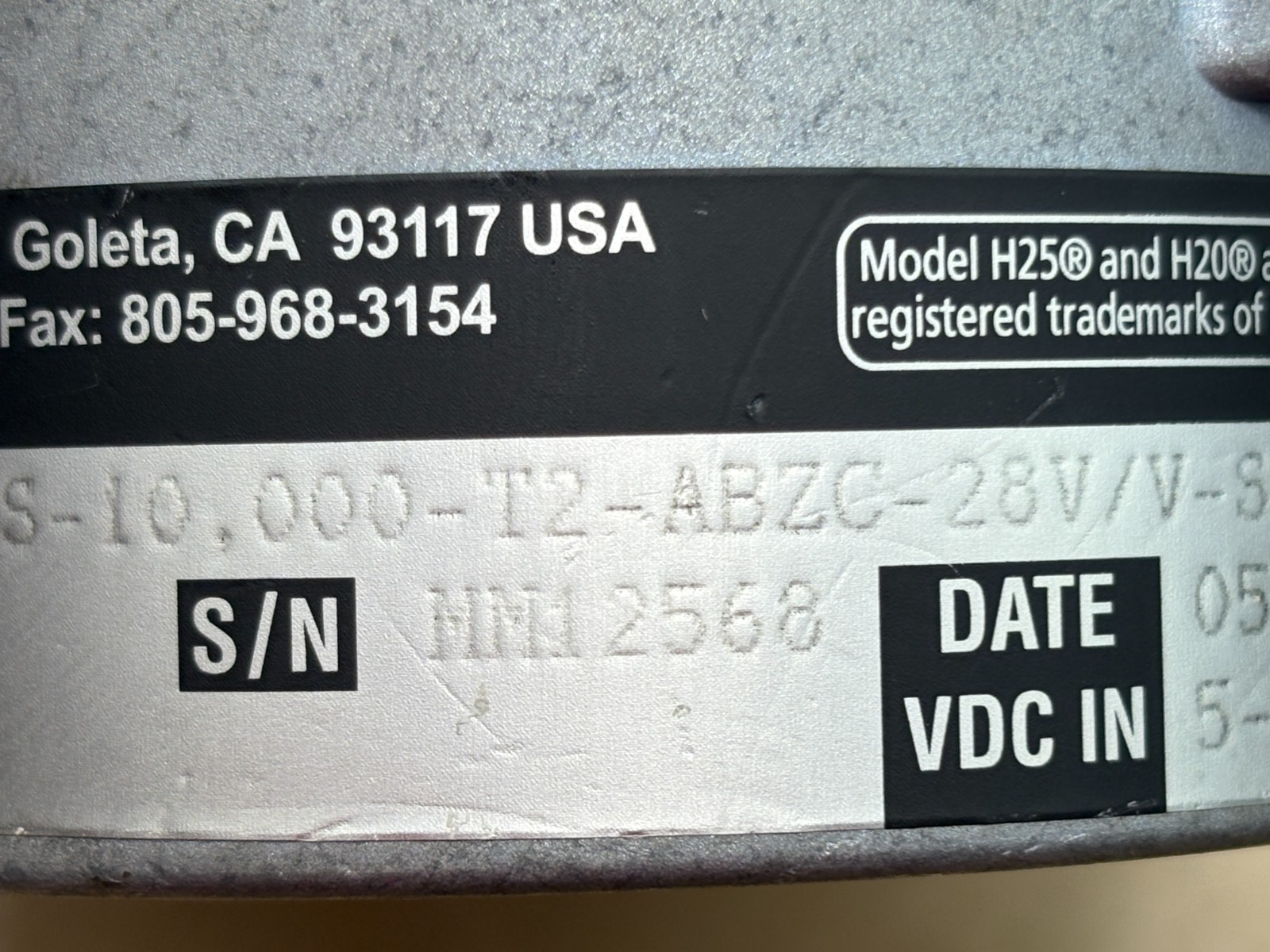 BEI XHS35F-37-R2-SS-10,000-T2-ABZC-28V/V-SM18 Encoder
