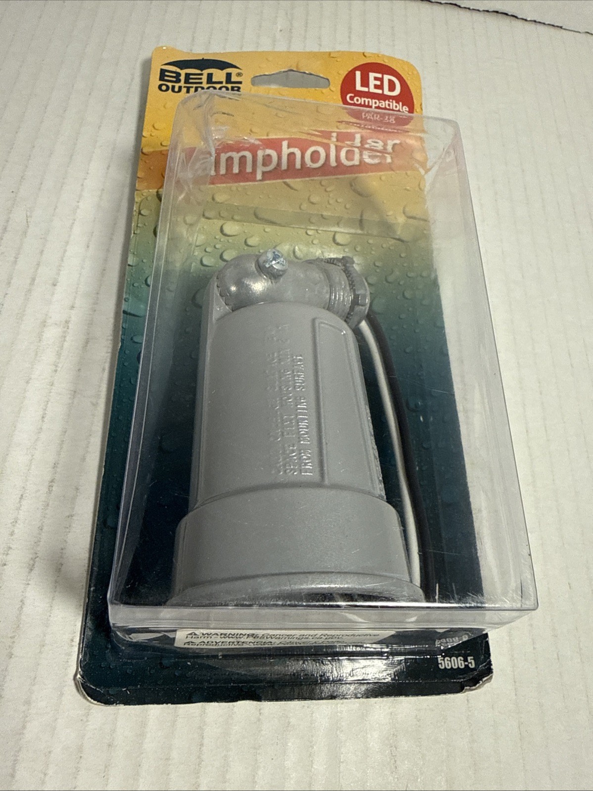 SHIPSN24HRS-Bell Outdoor 5606-5 Aluminum Weatherproof Light Bulb Holder