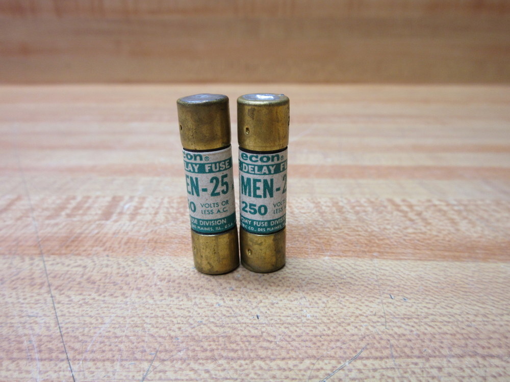 Economy Fuse MEN-25 Econ Fuse MEN25 (Pack of 2)